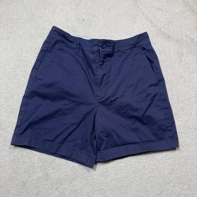 Boden Shorts Womens 8 Dark Blue High Rise Chino Cotton Blend Outdoor Meas 30x6 - Image 1 of 4