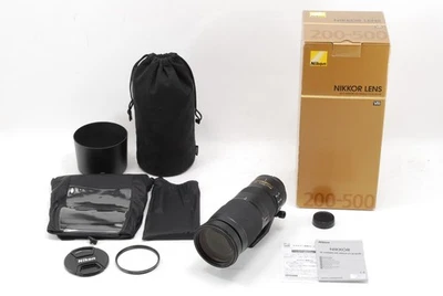 [COMO NUEVO en caja] Nikon AF-S NIKKOR 200-500mm F/5.6 E ED VR Zoom Lens US D... - Imagen 1 de 4