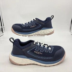Zapatos de trabajo Keen Arvada utilitarios para mujer 7,5 azul punta de carbono seguridad atlética EH - Imagen 1 de 10