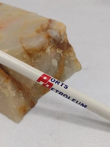 Lápiz de madera sin afilar puertos Petroleum Wooster Ohio de colección - Imagen 1 de 5