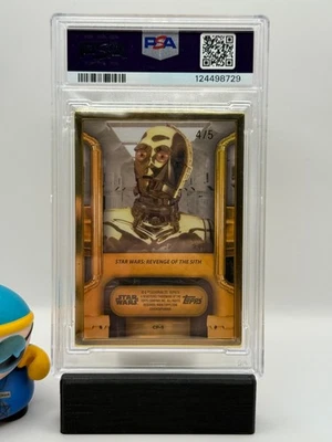 2024 Star Wars Masterwork C-3PO Metal Card Insert CP-5 4/5 PSA 8 - Image 1 of 3
