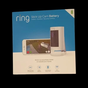 Ring Stick Up Indoor/Outdoor  Security Camera (8SS1S8-WEN0) - Picture 1 of 4