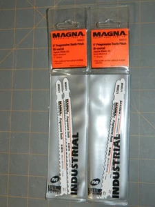 Magna M90527 5" Progressive Tooth Pitch Bi-Metal T-Shank Jigsaw Blades 2-2 PKS - Picture 1 of 4