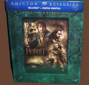 NEW HOBBIT DESOLATION OF SMAUG EXTENDED EDITION 2D BLU RAY MOVIE 2013 MEXICO - Picture 1 of 3
