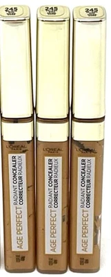 (3) Loreal Age Perfect Radiant Concealer Sealed 0.23 fl oz 245 - Golden Sun - Image 1 of 2