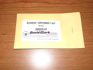 David Clark 18900G-47 Screws/Grommet Kit - Bild 1 von 1