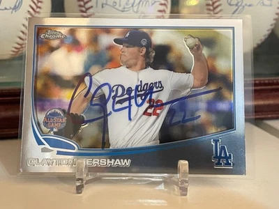 MEGA STAR Clayton Kershaw Auto 2013 Topps Chrome Future HOF Dodgers JSA HH13375 - Image 1 of 2