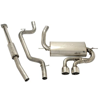 Ford Performance 304 SS Cat-Back Sport Exhaust System Fits 2013-18 Ford Focus ST - Image 1 of 4