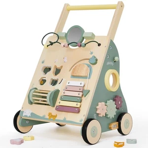 Lauflernwagen aus Holz, Lauflernwagen für Mädchen und Jungen, Montessori Spielzeug, Learnin - Bild 1 von 8