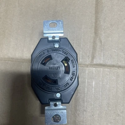 Leviton Twist Locking Receptacle Outlets NEMA L12-20R 20A 480V 3Ø 71220-FR - Image 1 of 2