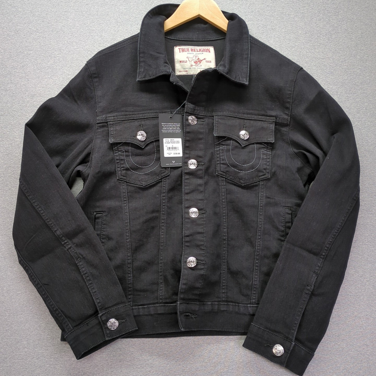 True Religion Black Denim Coats, Jackets & Vests for Men for True Religion Black Denim Coats, Jackets & Vests for Men for