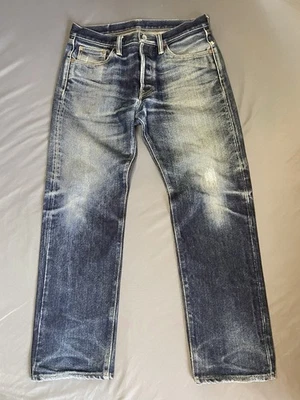 Denim Iron Heart X Self Edge IH-633S japonés crudo con ribete pesado para hombre 33’s Foto 1 de 4