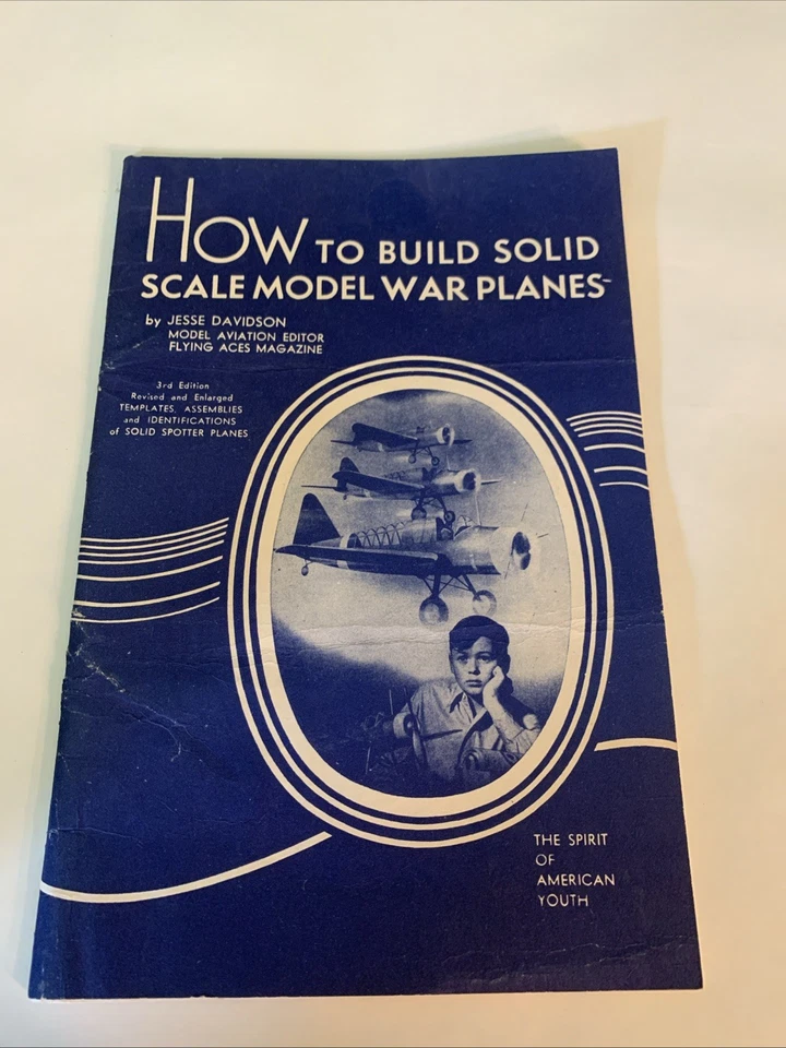 X-Acto Vintage Book How to Build solid scale Model Airplanes 3rd edition 1944 - Image 1 of 4