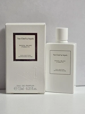 Van Cleef & Arpels SANTAL BLANC Eau de Parfum Mini Splash 0,25 oz / 7,5 ml Nuevo en caja Foto 1 de 4