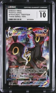 CGC 10 Umbreon VMAX TG23/TG30 Brilliant Stars FA Pokemon Card Trainer Gallery - Picture 1 of 2
