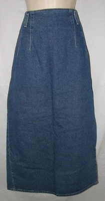 Maxi Falda ST JOHNS BAY Denim Talla 10 Ropa Informal 100% Algodón Azul Jean Ventilación a Presión Foto 1 de 3