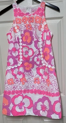LILLY PULITZER SIZE 4 DIDI DRESS *PANSY DANCE* CIRCA-1959 INSPIRED🦄 - Image 1 of 4