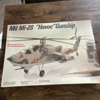 Vintage Testors / Italeri 1/72 Scale Mil Mi-28 "Havoc" Gunship open box new - Image 1 of 4