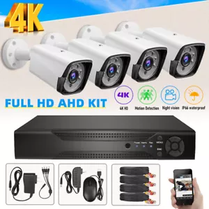 4CH 5MP Security Camera System 4Pack Wired Cameras for Home Security Outdoors - Picture 1 of 12