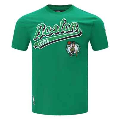 Мужская футболка Pro Standard - NBA Boston Celtics Script Tail - зеленая - Изображение 1 из 4