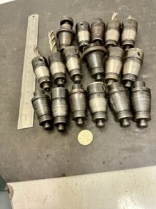 V FLANGE TOOL HOLDERS, Lot Of 17, Very Good Condition! - Picture 1 of 13