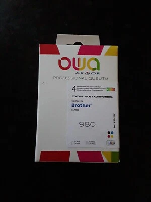 BROTHER 4 COULEURS COMPATIBLE PACK CARTOUCHE OWA LC980-1100  - Image 1 of 2