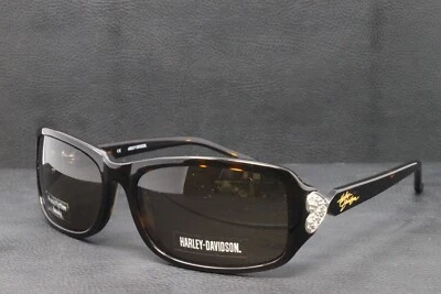 Gafas de sol Harley Davidson para mujer rectangulares de plástico tortuga 60 mm HDX808-TO1 Foto 1 de 4