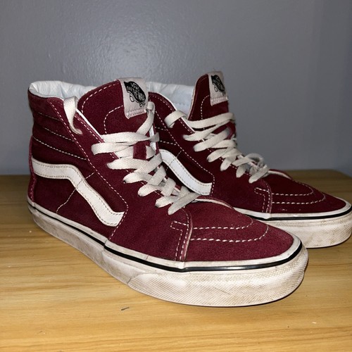 Vans Skate Hi scamosciato e tela bordeaux alte 500714 uomo taglia 6 5