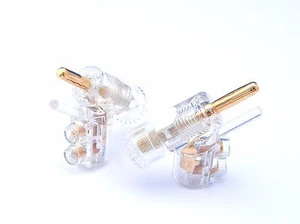 WBT-0610cu banana plug Nextgen high Purity Copper x 2 crimped termination pair - Picture 1 of 4