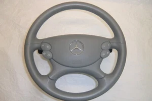 Mercedes Lenkrad - Airbag CLK W209 W211 MoPf W219 SL W230 W463 Alpaka - Grau - Bild 1 von 8