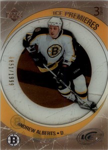 2005-06 Upper Deck Ice #120 Andrew Alberts RC
