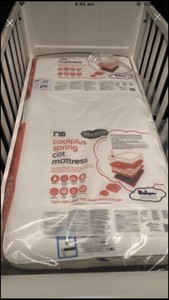mothercare crib mattress size