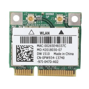 BCM94322HM8L DW1510 Dual Band 300Mbps Mini PCI-E Wireless Card SG5 - Photo 1/9