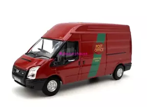 1:76 Red Transit MK5 Mini Van Mail Delivery Model Diecast Metal Car - Picture 1 of 4