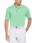 PGA Tour Herren Poloshirt feuchtigkeitsableitend kurzärmelig Stretch Polo Lg grün