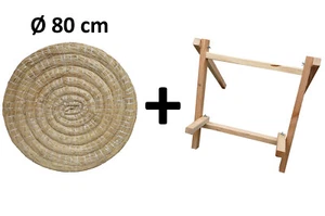 Cible de tir à l'arc de paille Ø 80 cm + Stand - Imagen 1 de 21