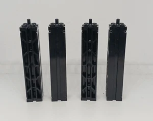LEGO Jack Stone : 4x Support 2 x 2 x 8 - Réf 30646a noir - Set 9305 4609 4608 - Imagen 1 de 1
