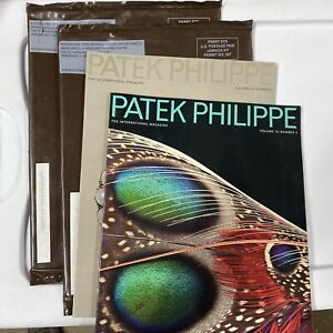 Lot de 4 magazines Patek Philippe Int'l Vol III #3,4 d'occasion et Vol IV #8,9 neufs !