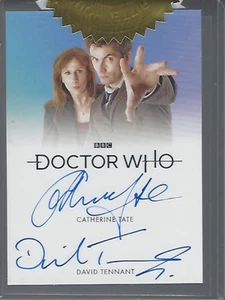 Doctor Who Series 5-7 Tennant & Tate dual autograph 6-case incentive archive - Picture 1 of 1