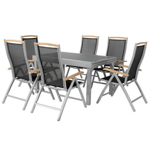 Tavolo da giardino tavolo da pranzo mobili da giardino tavolo in vetro tavolo estraibile DIPLOMAT XXL ib style® - Foto 1 di 7
