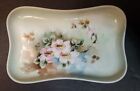 Trinket Dish Tray 1128 MZ Austria Fine Decorated Porcelain with Floral 5.5"