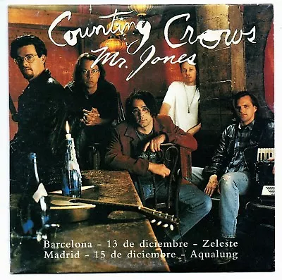 COUNTING CROWS Mr. Jones ACOUSTIC RAREST SPAIN PROMO CD SINGLE UNIQUE COVER TOUR - Image 1 of 2