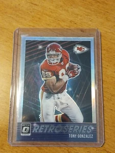 2021 DONRUSS OPTIC TONY GONZALEZ RETRO SERIES SILVER PRIZM #RS-TG CHIEFS - Picture 1 of 2