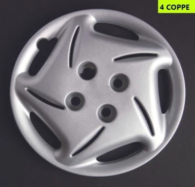 COPRICERCHI COPPE RUOTA DM "13" KIT 4 PEZZI COMPATIBILE PER FIAT SEICENTO (600) - Immagine 1 di 2