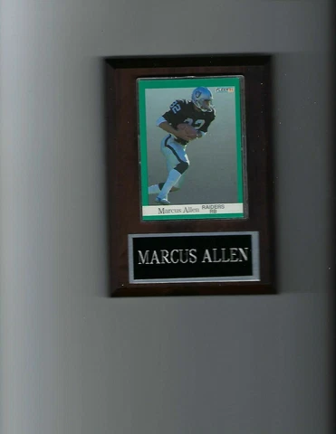 MARCUS ALLEN PLAQUE LOS ANGELES RAIDERS LA FOOTBALL NFL   C5 Cover