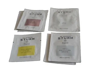 8x Muestras DR. BARBARA STURM Gotas de Brillo Gotas Anticontaminación Máscara Facial Gotas de Sol - Imagen 1 de 3