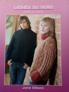 Laines Du Nord Simple Knits 2004 Patterns Jane Ellison Garments Accessories 40pp - Picture 1 of 9