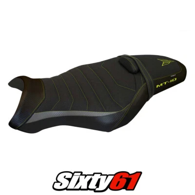 Чехол на сиденье Yamaha MT 10 FZ10 2017-2024 2025 Tappezzeria Ultragrip серый желтый - Изображение 1 из 4