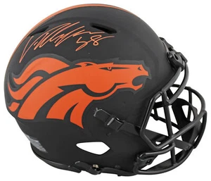 Broncos Von Miller Signed Eclipse Full Size Speed Proline Helmet BAS Witnessed - Picture 1 of 3