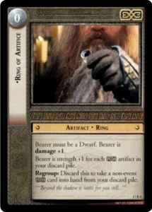 LOTR TCG Rise of Saruman RING OF ARTIFICE 17r4 NM/M Top Shelf card - Picture 1 of 1